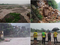 पहाड़ों पर मौसम का डबल अटैक, उत्तराखंड में 142 सड़कें बंद, कांगड़ा में बाढ़ से 18 घर और स्कूल बहे
