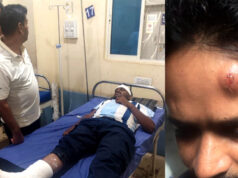 राजगढ़ में दबिश के दौरान बवाल, यूपी-एमपी पुलिस पर बरसे पत्थर; तीन पुलिसकर्मी घायल