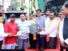 रायपुर में वित्त मंत्री ओपी चौधरी ने किया जीके इलेक्ट्रिक शोरूम का शुभारंभ, व्यापार जगत को नई सौगात