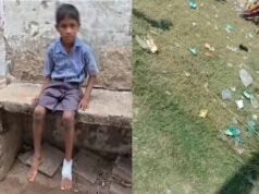 स्कूल परिसर में शराब की बोतल से बच्चा हुआ लहूलुहान, धमतरी में ग्रामीणों का हंगामा, जिम्मेदारों पर कार्रवाई की मांग