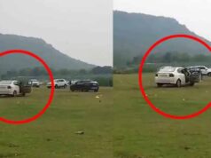 पर्यटन स्थल बना स्टंट का मैदान, सूरजपुर में युवकों ने कार से किया जोखिम भरा करतब