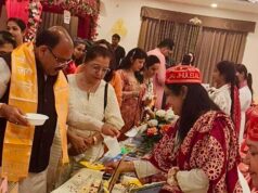 समजा की महिलाओं ने बनाये स्वादिष्ट व्यंजन