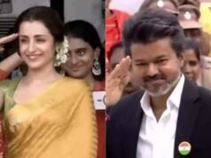 स्वतंत्रता दिवस समारोह में तृषा के साथ बैठे विजय, DMK के मुखपत्र ने उठाए सवाल