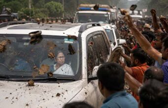बंगाल में ममता बनर्जी के काफिले पर पथराव, पुलिस हिरासत में TMC कार्यकर्ता की मौत से गुस्सा