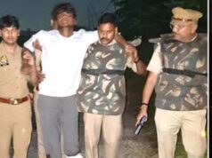 देवरिया में देर रात मुठभेड़, पुलिस की गोली से बदमाश घायल; पिस्टल और कारतूस बरामद