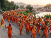 कृत्रिम पौधों, जूट और बांस से सजी कांवड़ बनी पर्यावरण संरक्षण की मिसाल