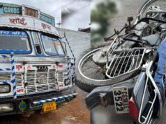 तेज रफ्तार ट्रक का कहर! बिलासपुर में तीन बाइक सवारों की गई जान, चालक फरार