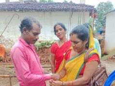 मोहला की ग्राम पंचायतों में अनूठे अंदाज में मनाया गया रक्षाबंधन, आवास हितग्राहियों को बांधा रक्षा सूत्र