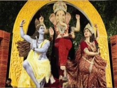 कचहरी चौक में सजा भव्य गणेश दरबार, 100 फीट के पंडाल में गणेश संग बालाजी और जगन्नाथ के दर्शन