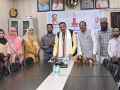 मंत्री श्याम बिहारी जायसवाल ने किया हज कमेटी की वेबसाइट का शुभारंभ