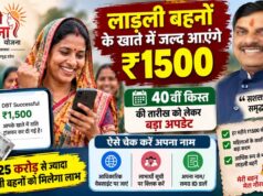 लाड़ली बहना योजना: 1.25 करोड़ से ज्यादा महिलाओं को मिलेंगे ₹1500, 40वीं किस्त से पहले ऐसे देखें लिस्ट में नाम