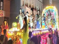 गणेश झांकी चल समारोह में बदलाव, रायपुर में सड़क के एक हिस्से पर ही होंगे स्वागत मंच