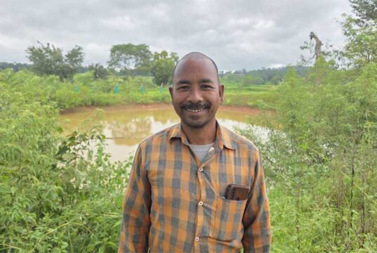 आजीविका डबरी से लक्ष्मी प्रसाद को मिला दोहरा लाभ, मछली पालन से आमदनी और खेती को सिंचाई का सहारा