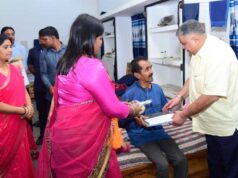 मंत्री राजेश अग्रवाल ने 25 वरिष्ठजनों को वितरित किए वस्त्र एवं फल, आत्मीय संवाद कर जाना कुशलक्षेम