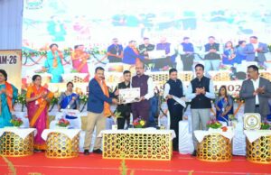 राज्यपाल रमेन डेका ‘द्रोणाचार्य संगम-2026’ में हुए शामिल, कहा-समय का सदुपयोग और परिश्रम ही सफलता की कुंजी