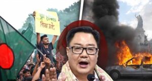 किरेन रिजिजू का विपक्ष पर निशाना, भारत में हिंसा फैलाने की साजिश का किया दावा