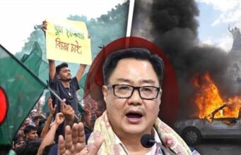 किरेन रिजिजू का विपक्ष पर निशाना, भारत में हिंसा फैलाने की साजिश का किया दावा