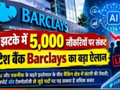 बैंकिंग सेक्टर में फिर नौकरी पर संकट, HSBC के बाद अब Barclays में 5,000 कर्मचारियों की छंटनी का प्लान