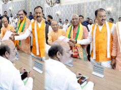 UP में BJP के 8 राज्यसभा उम्मीदवारों का नामांकन, CM योगी रहे मौजूद; जीत का दावा