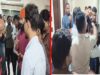कोरबा में प्रलोभन देकर धर्मांतरण कराने का आरोप, होटल में बजरंग दल का प्रदर्शन