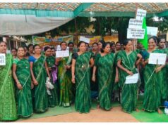 छत्तीसगढ़ में आंगनबाड़ी कार्यकर्ताओं का हल्लाबोल, नियमितीकरण और 30 हजार वेतन के लिए बुलंद की आवाज