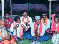 कबीरधाम के कोडार गांव में देर रात दुर्गा पूजन एवं ज्योति कलश पूजन में हुए शामिल, माता के दर्शन कर लिया आशीर्वाद