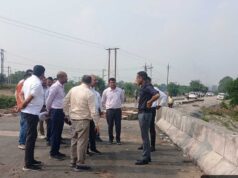 लोक निर्माण विभाग के सचिव ने सड़कों-पुलों के कार्यों का किया निरीक्षण